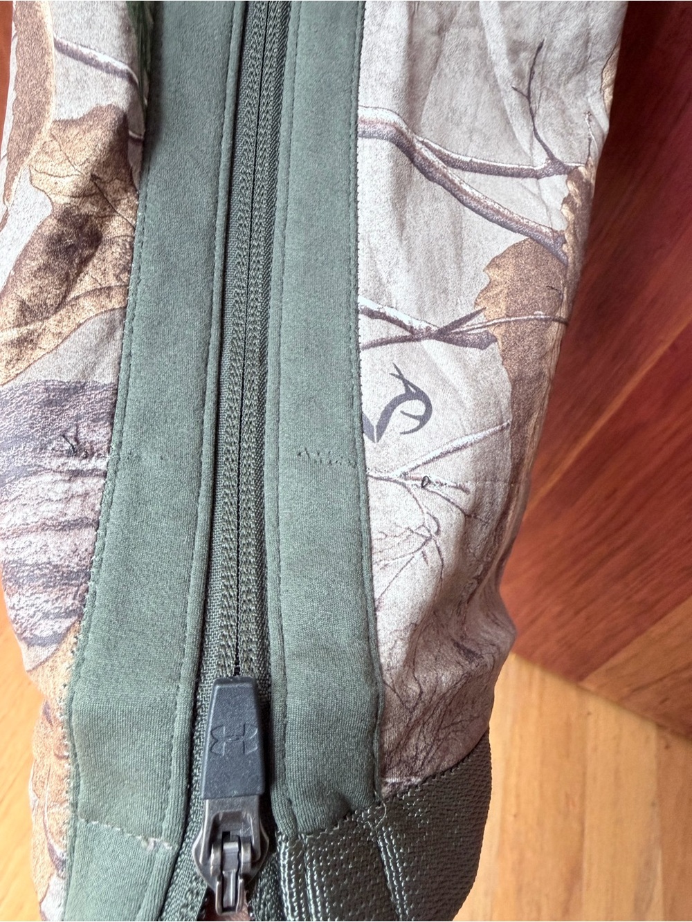 Under Armour Men’s Olive Green Camo Performance Jacket